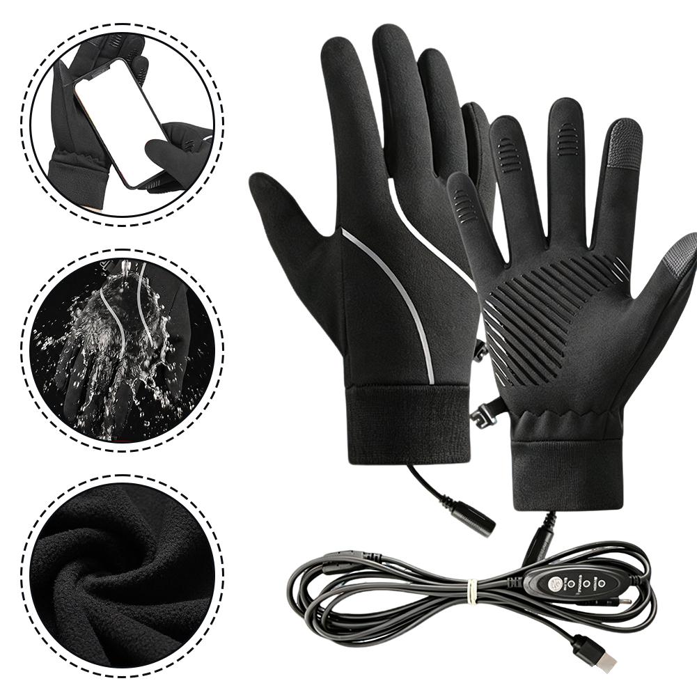 Heated Gloves Electric - قفازات شتوية قابلة للشحن مع تدفئة