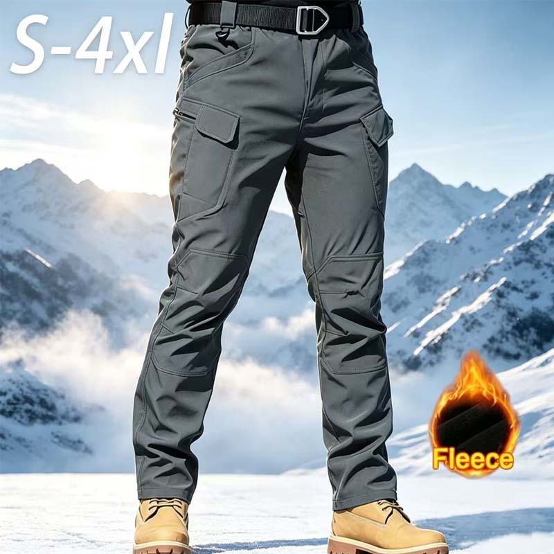 Winter Clothing Hiking - بنطلون شتوي رجالي من الصوف المبطن