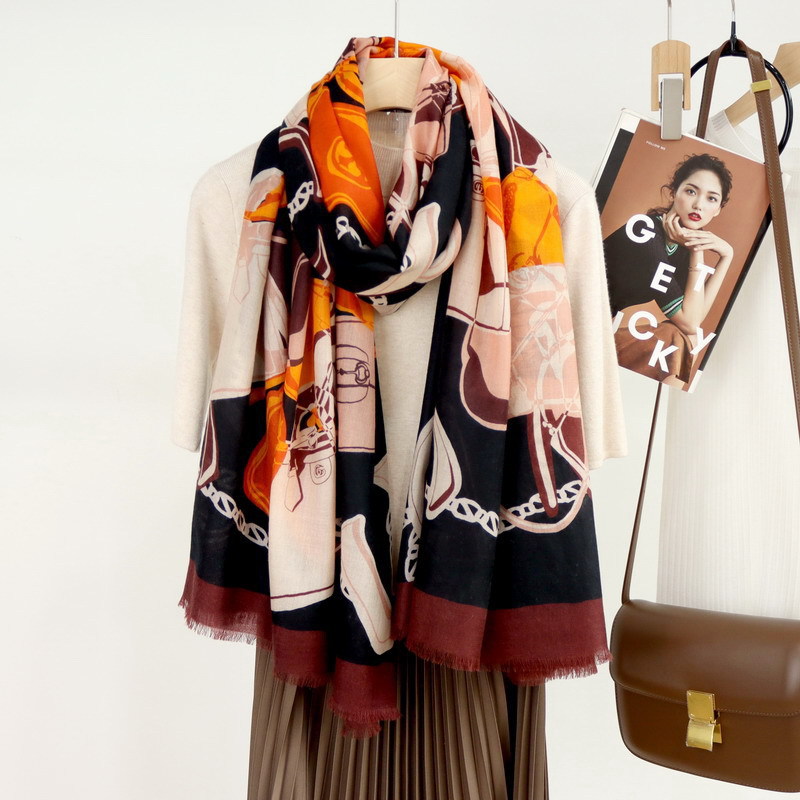 شالات كشمير 100%، وشاح فاخر من - مراجعة Winter Clothing Hong Kong وسعره
