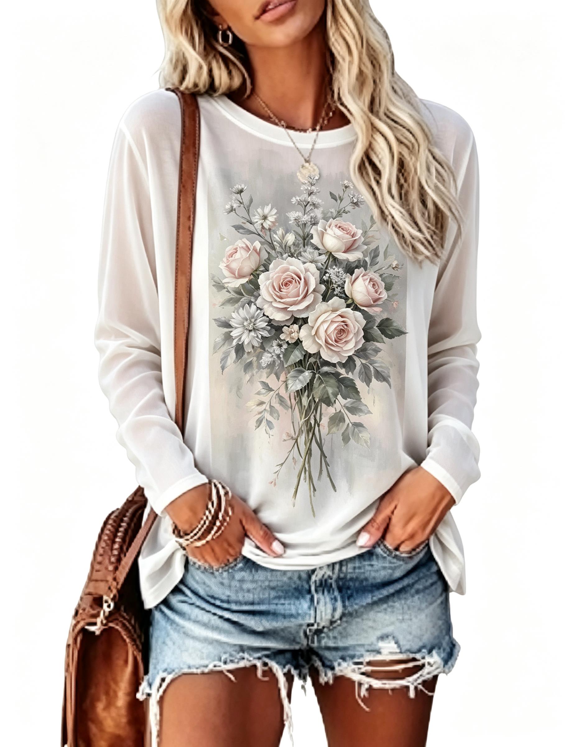 قميص نسائي بأكمام طويلة بتصميم - مراجعة Winter Clothing For Women وسعره