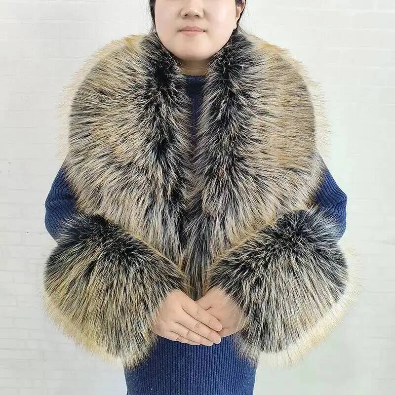 كبير إمرأة فو الثعلب الفراء وش - مراجعة Winter Clothing Pk وسعره