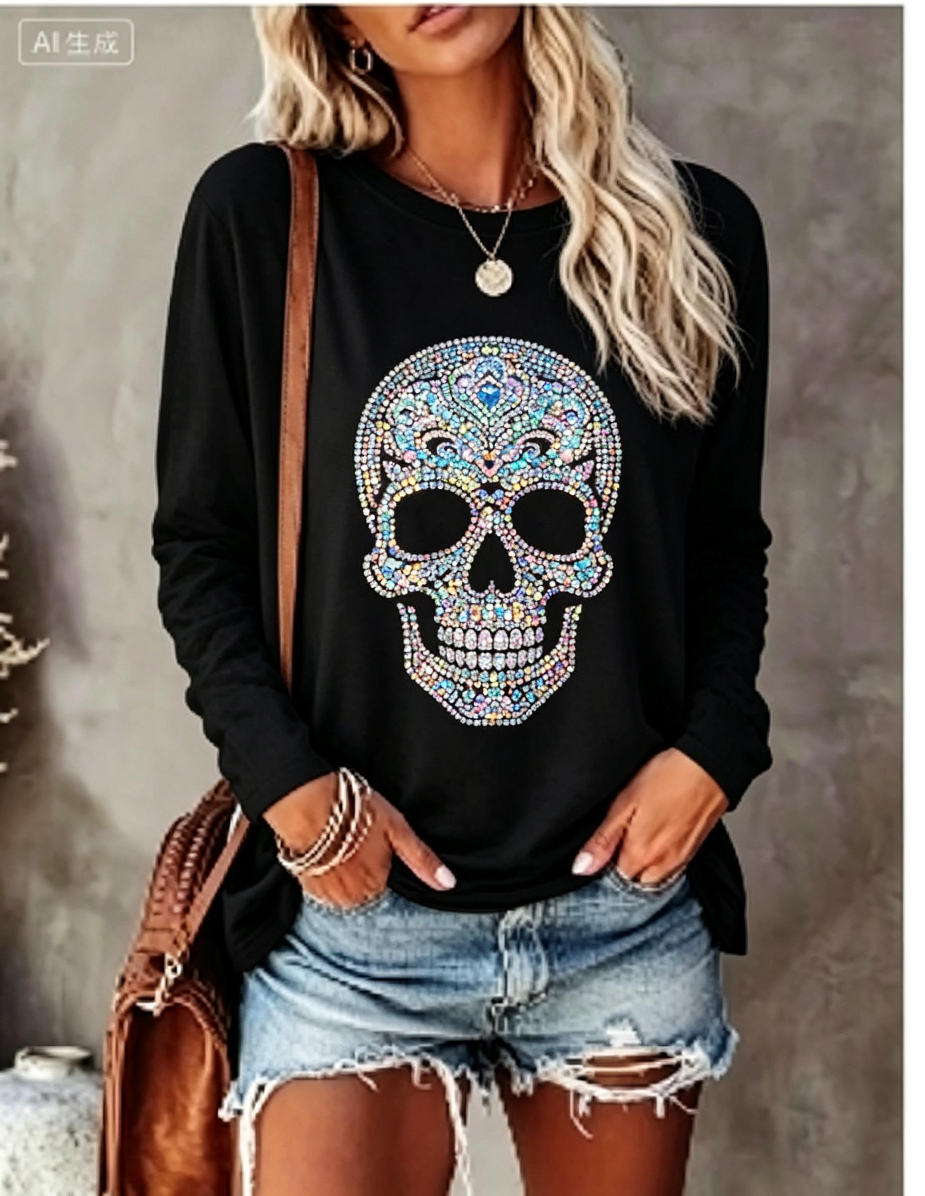 قميص نسائي بأكمام طويلة مزين ب - مراجعة Winter Clothing For Women وسعره
